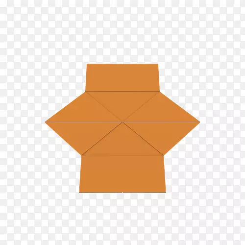 纸折纸-3折角汽船-半折