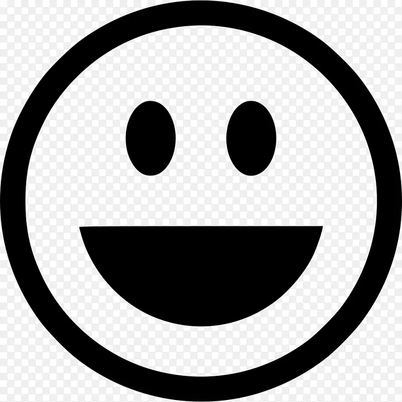 笑脸表情符号幸福计算机图标.机场