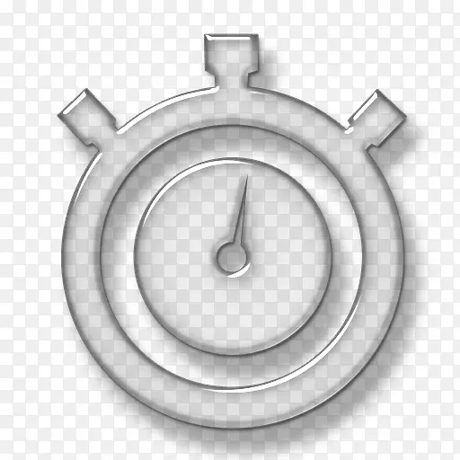 秒表时钟袖珍表计算机图标.半透明
