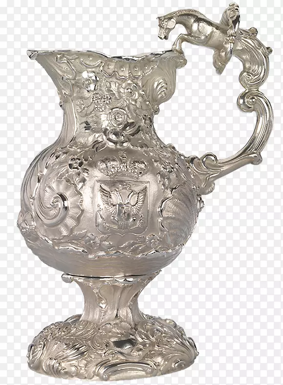 银镀金Ruzhnikov家用银花瓶银奖杯