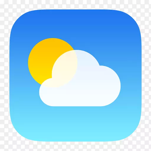天气电脑图标IOS 7苹果天气预报