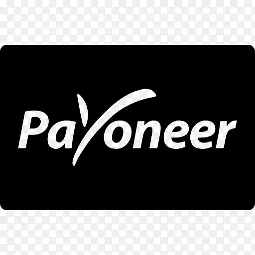 Payoneer支付银行信用卡计算机图标.VIP卡背景