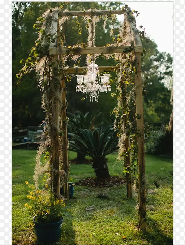 花园婚礼吊灯烛台优雅-婚礼舞台