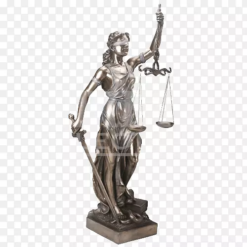 女子正义雕像青铜雕塑-男子载体