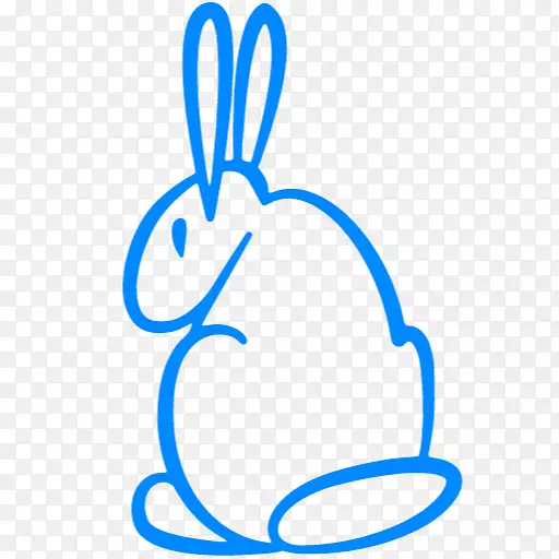 复活节兔子电脑图标兔子天使兔白兔