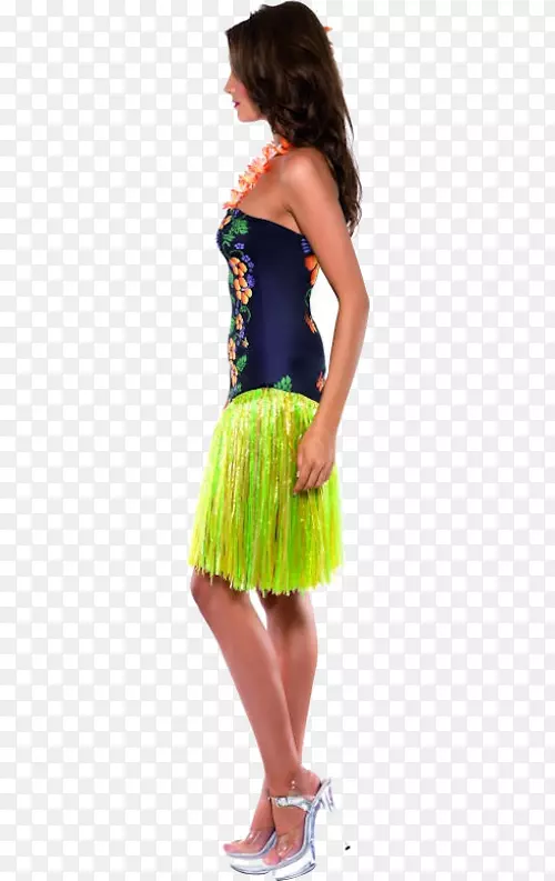 夏威夷洛服装派对礼服-草裙