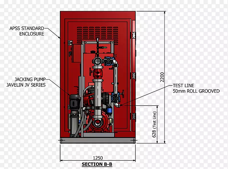 消防栓消防泵离心泵牵伸元件