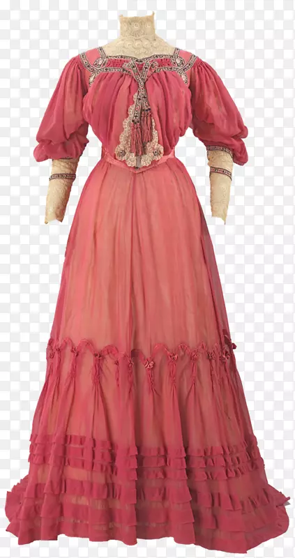 法国时装礼服-红色连衣裙