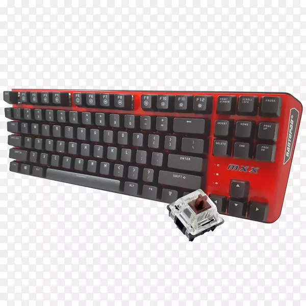 电脑键盘电脑鼠标背光游戏键盘樱桃红棕色