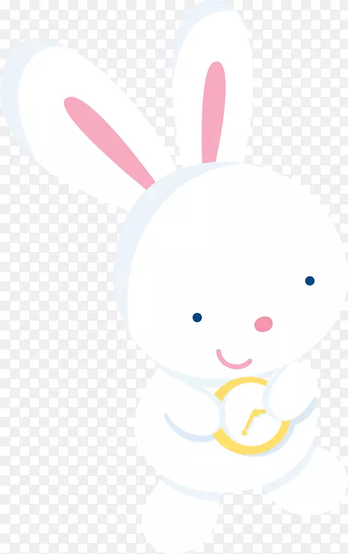 复活节兔子爱丽丝在仙境中的冒险兔子剪贴画-复活节派对