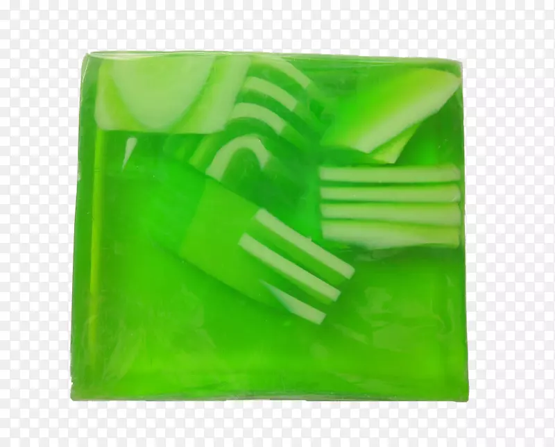绿色长方形-弹簧绿色