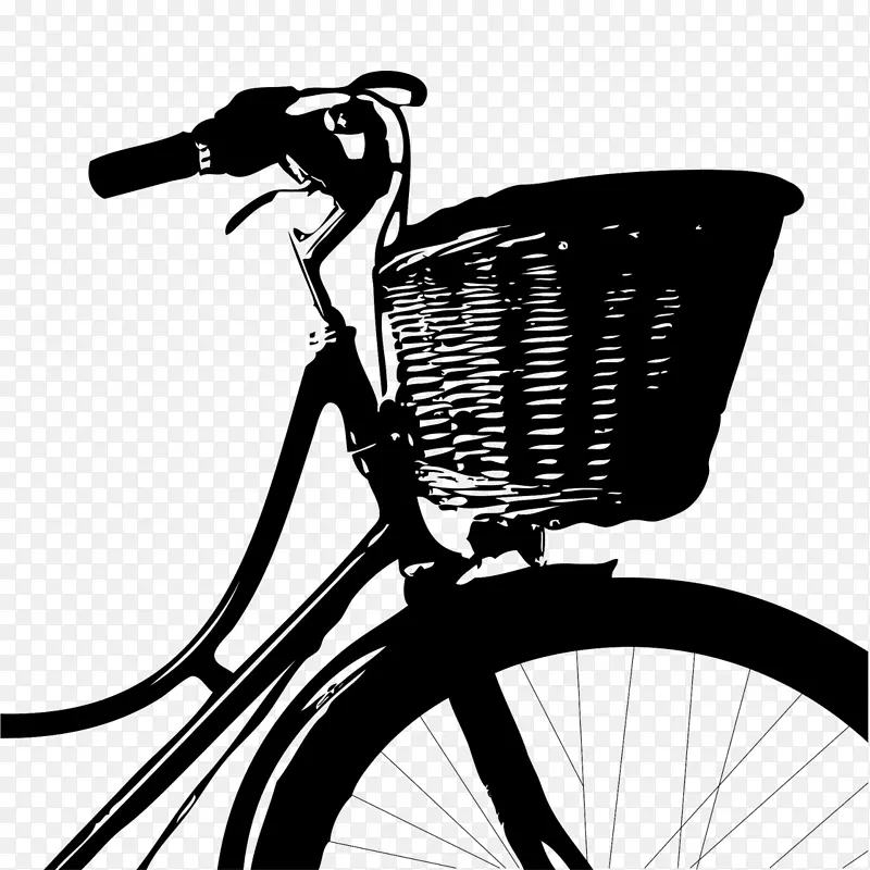 自行车篮子柳条自行车-老式自行车手