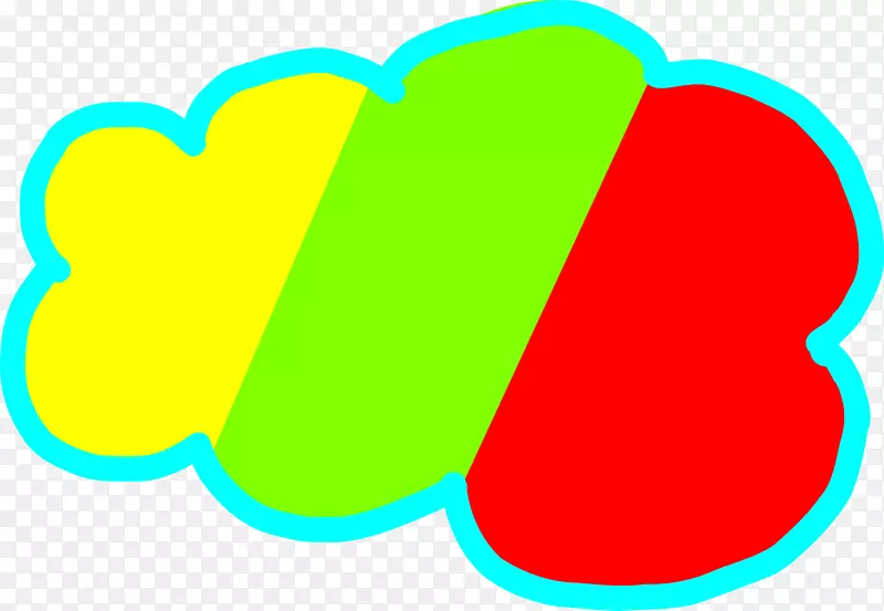 电脑图标剪辑艺术-云彩虹