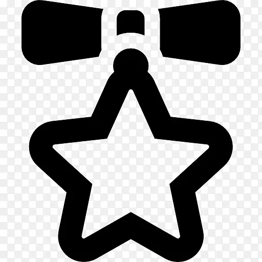 电脑图标五角星符号点缀星