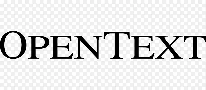 OpenText企业信息管理企业内容管理徽标计算机软件.会计背景