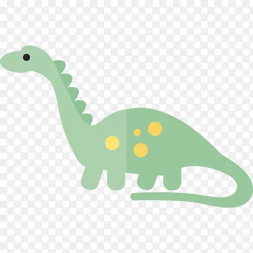 梁龙恐龙电脑图标剪贴画-动物恐龙