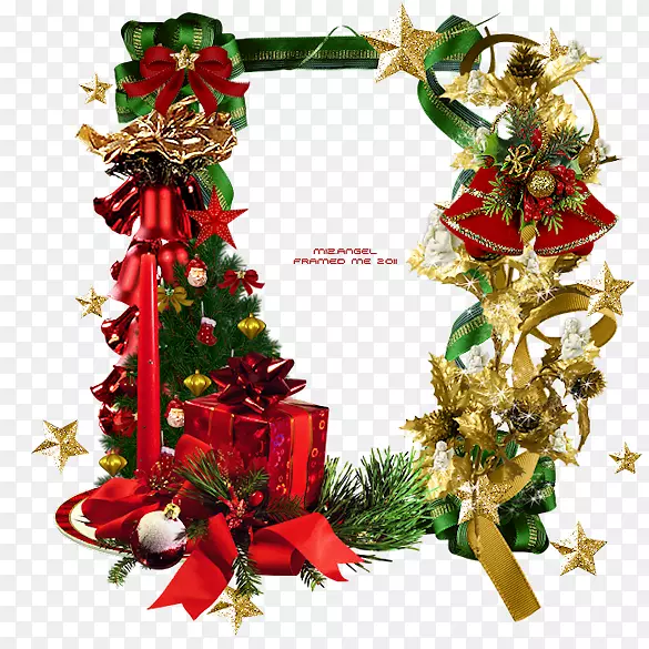 拉斯波萨达圣诞装饰品-美丽的花环