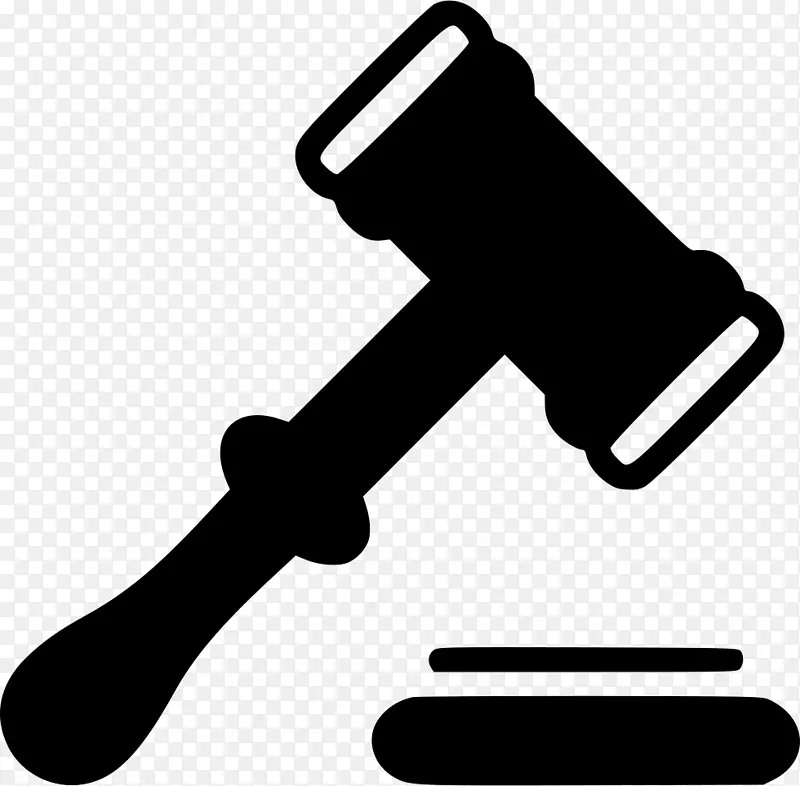 Gavel法官计算机图标法-法律
