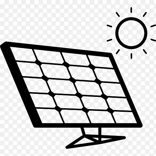 太阳能电池板太阳能剪贴画.太阳能