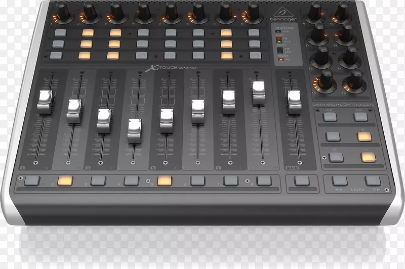 MIDI控制器音频控制表面淡出.音频视频