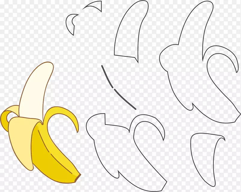 水果香蕉食品绘图.杨桃