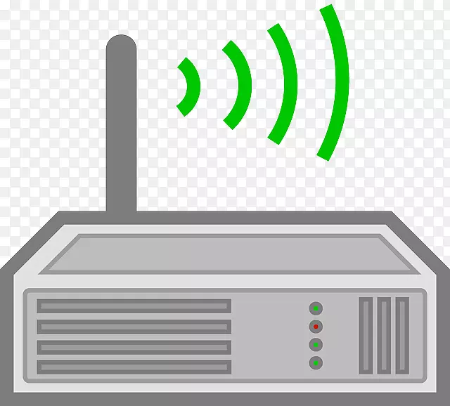 无线路由器wi-fi剪贴画卡通西瓜