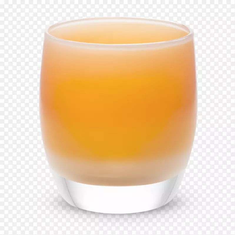烛台玻璃橙饮料高球玻璃舒适