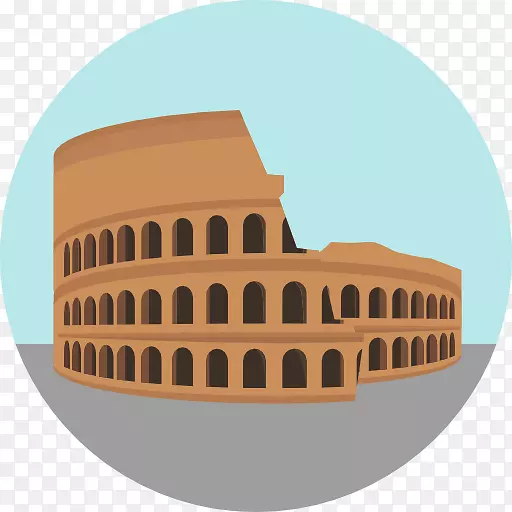 罗马竞技场计算机图标万神殿纪念碑-古罗马