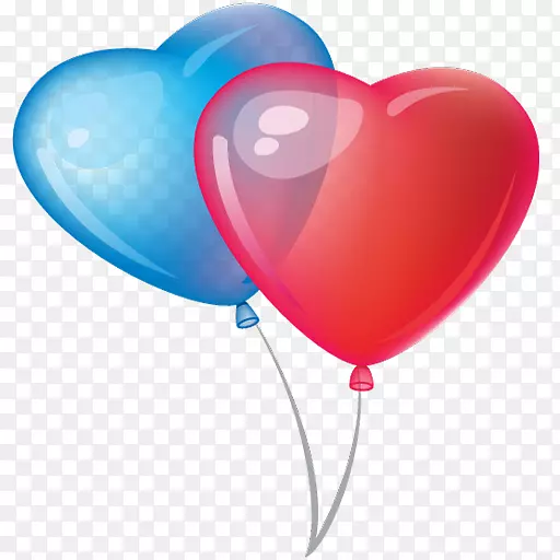 情人节气球心脏夹艺术-心脏气球