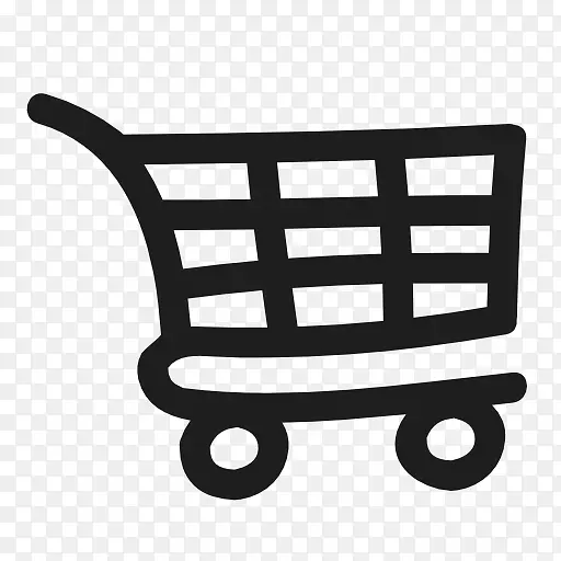 购物车电脑图标网上购物符号-购物标志设计