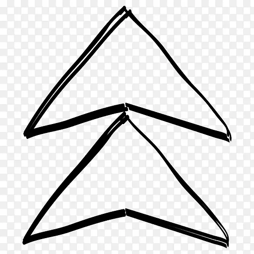 箭头画三角形线