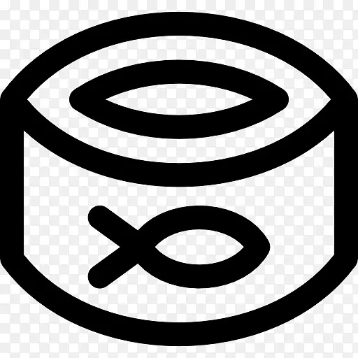 圆线符号剪辑艺术罐头食品