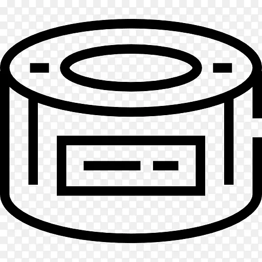 圆角区符号剪辑艺术罐头食品