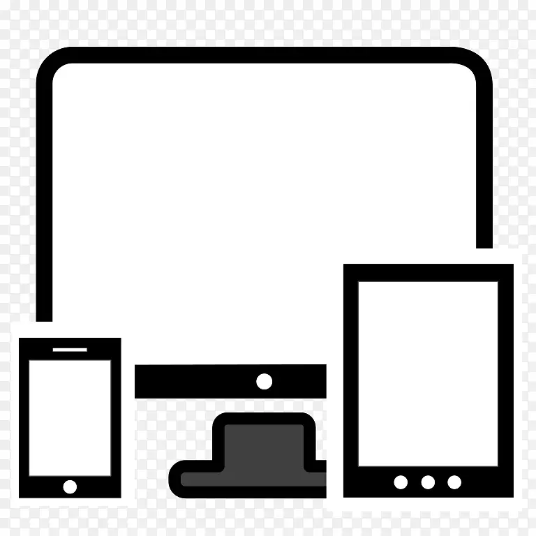 笔记本电脑、平板电脑、电脑图标、剪贴画.台式电脑