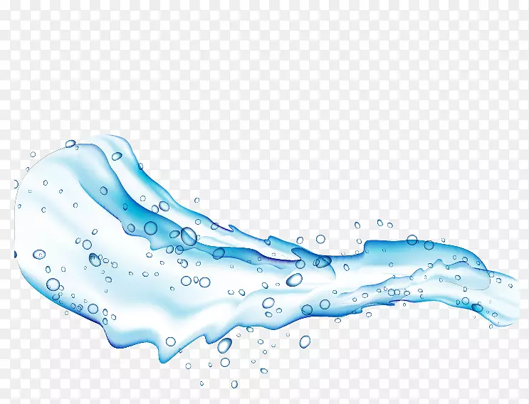 不含版税的水滴-透明水