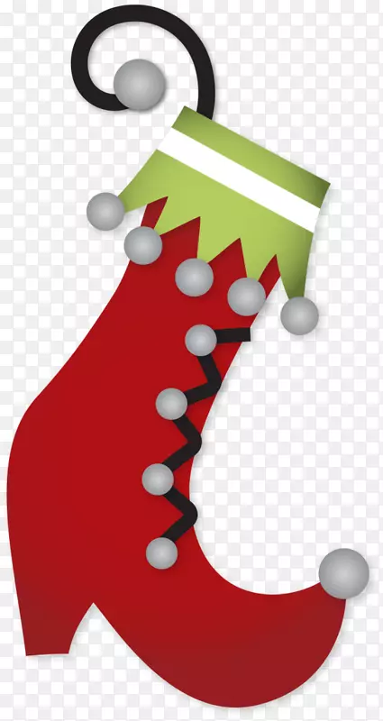 圣诞装饰，圣诞长统袜，圣诞树-圣诞袜