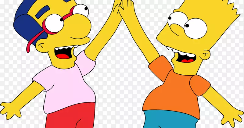 Milhouse van Houten Bart Simpson Homer Simpson The Simpsons：卡通工作室Ned Flands-童年记忆