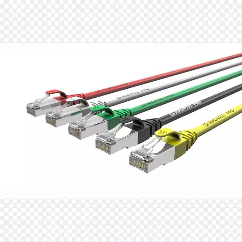 电缆网络电缆连接器补丁电缆第6类电缆卷曲