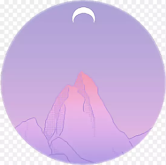 紫丁香薰衣草紫罗兰紫色圆-美学设计