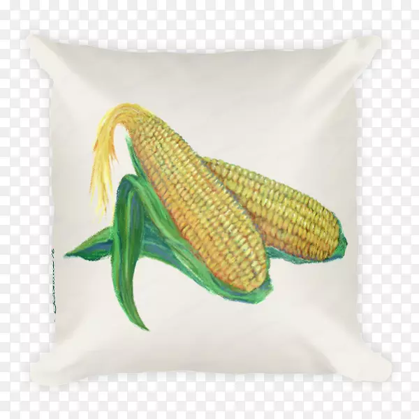 枕头画帆布印花担架棒-玉米设计