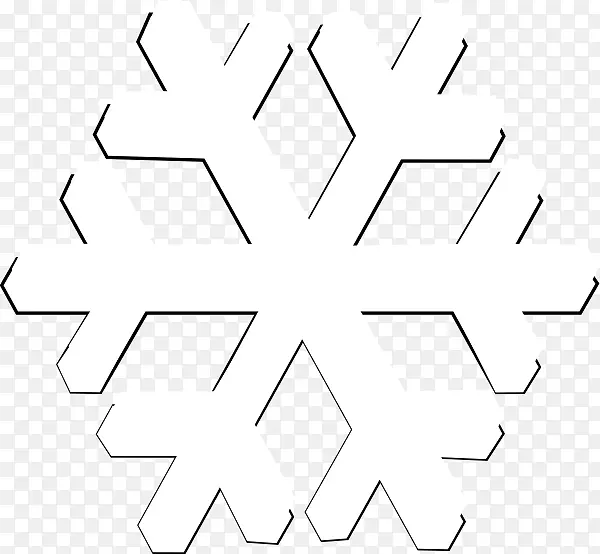 雪花剪贴画.雪花