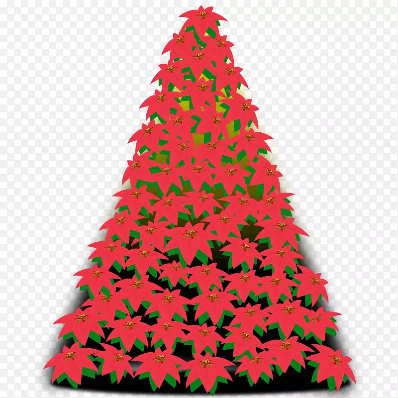 圣诞树装饰剪贴画-大树