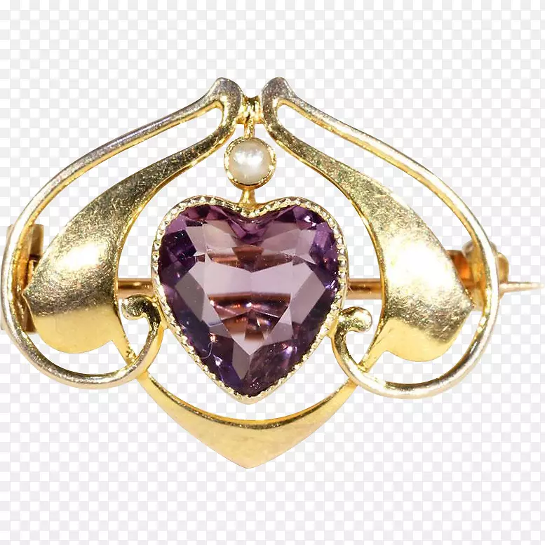 珠宝紫水晶魅力和吊坠胸针红宝石巷-cobochon珠宝
