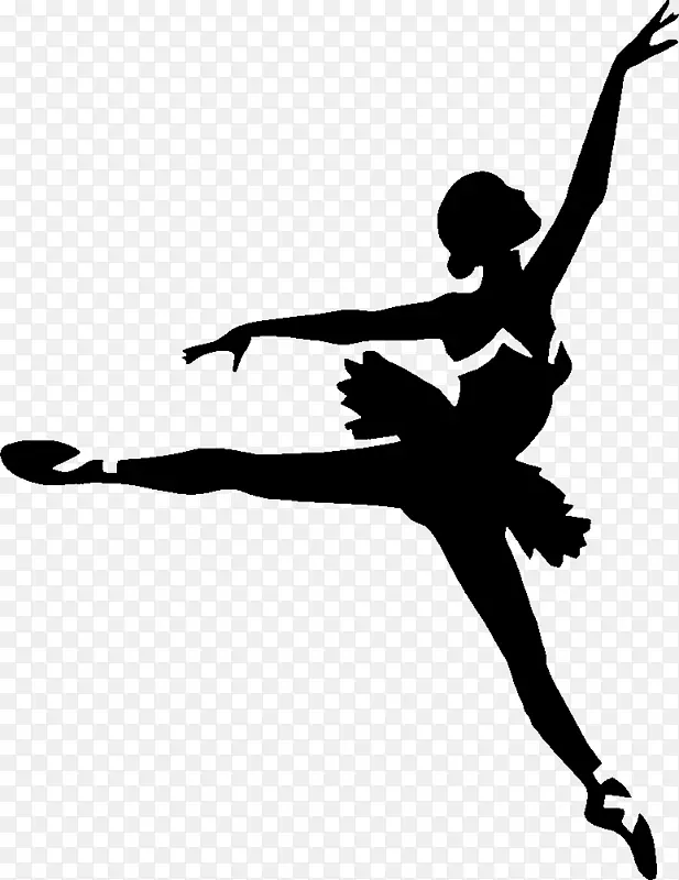模版芭蕾舞演员素描-天鹅舞