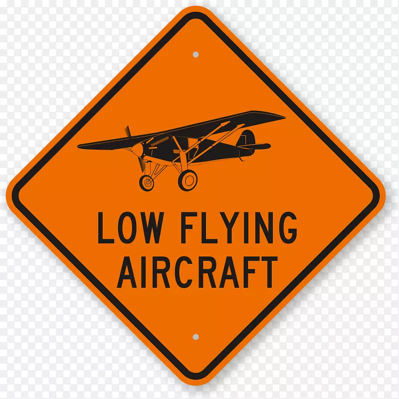 飞机飞行直升机警告标志-建筑印刷