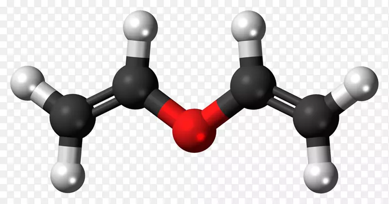 1-己烯膳食补充剂球棒模型烯烃类似物