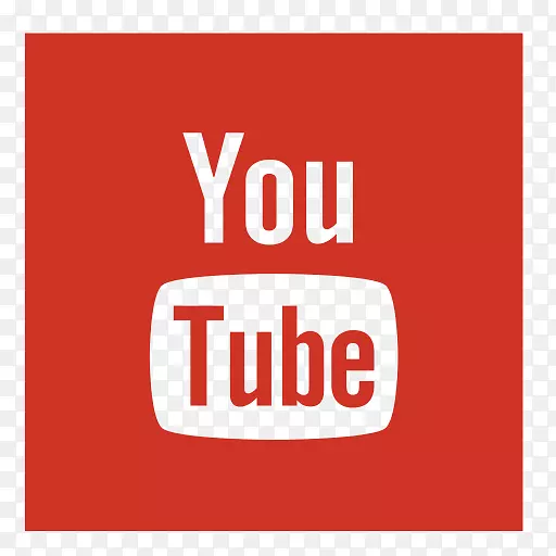 youtube电脑图标社交媒体彩色方块