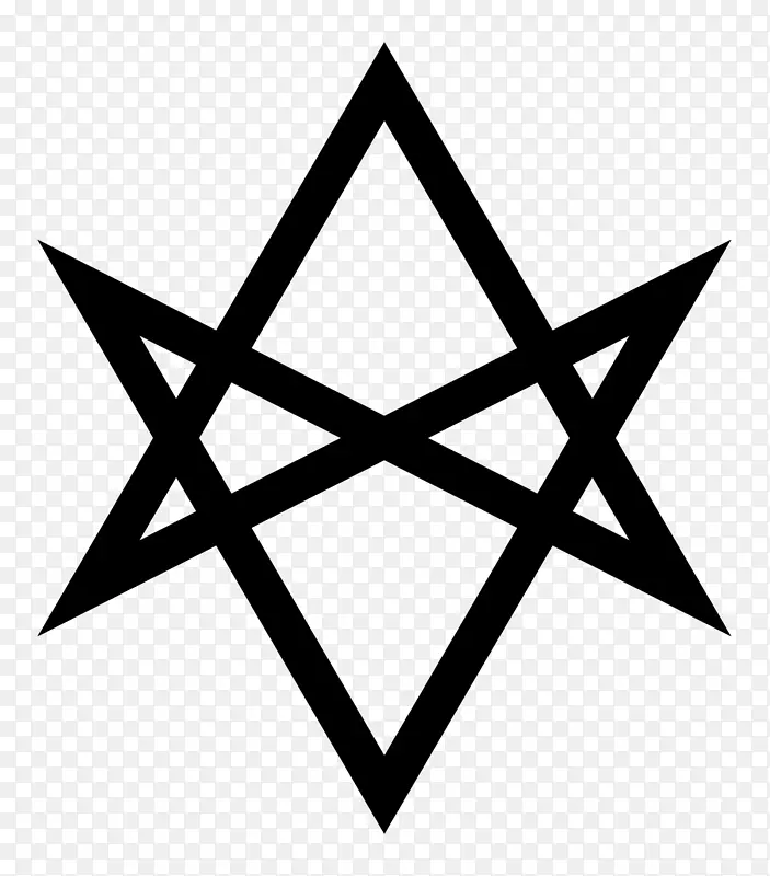 独角兽六角星象征着金色黎明魔法师的封闭秩序-五角星