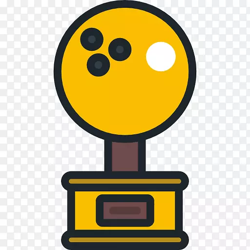 电脑偶像奖章运动剪辑艺术保龄球比赛