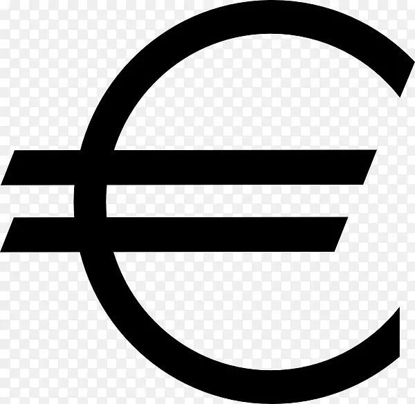 欧元符号货币符号美分-欧元符号